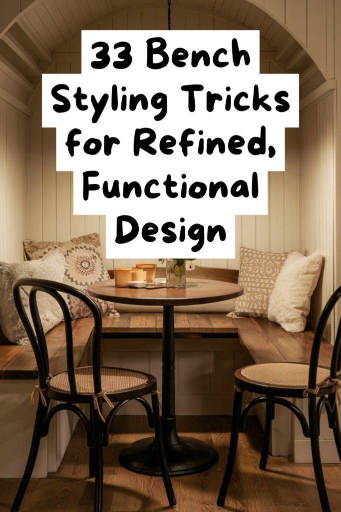 33 Bench Decor Ideas for a Designer Living Room