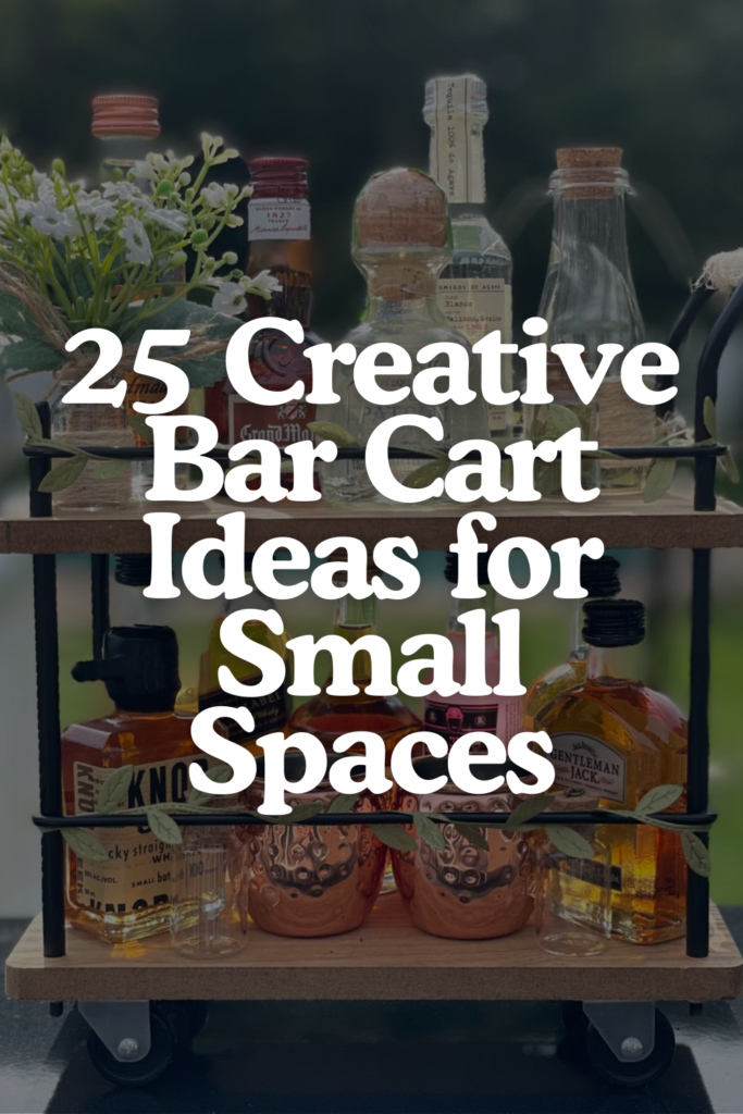 25 Bar Cart Ideas to Turn a Corner Into a Focal Point