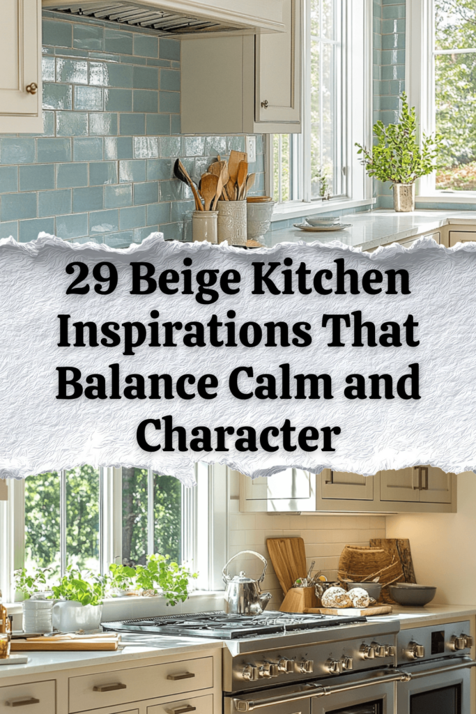 29 Beige Kitchen Cabinets That Feel Light, Bright, and Balanced