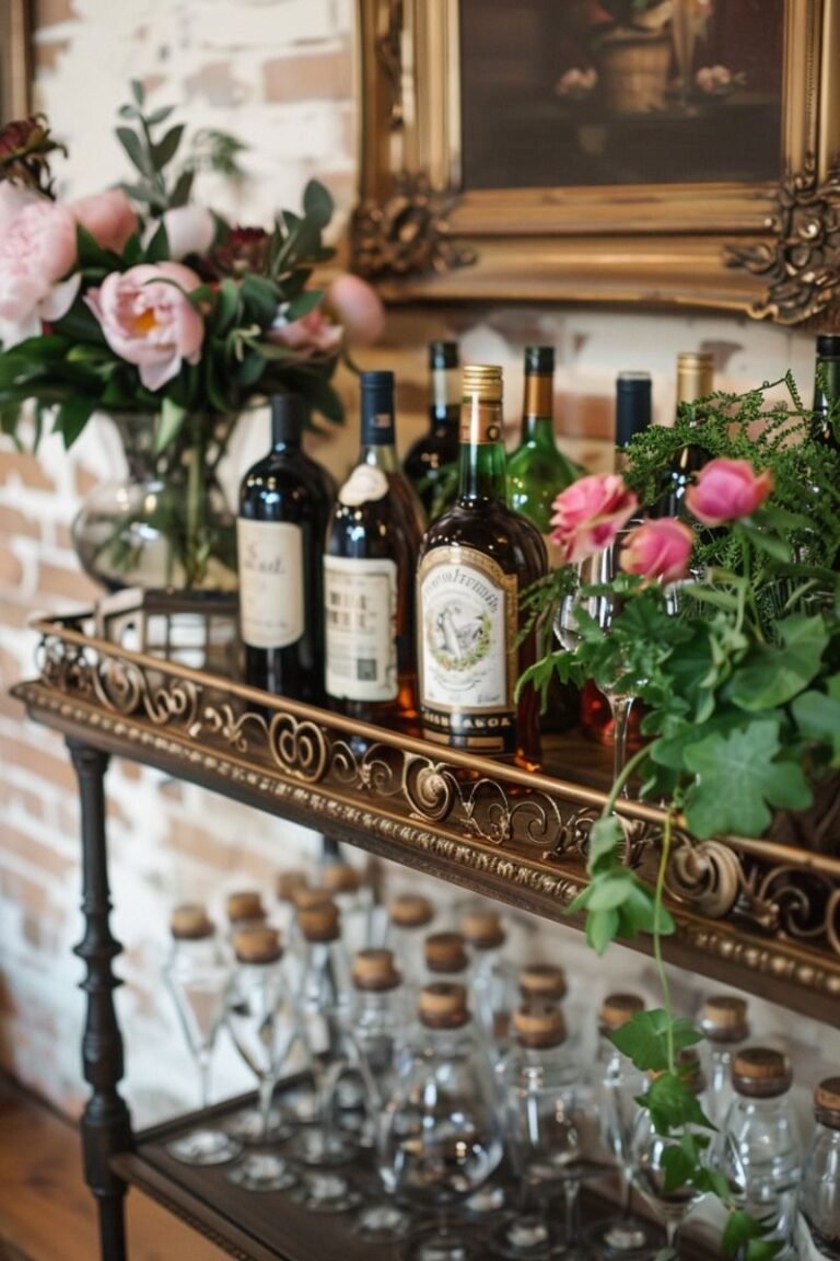 25 Bar Cart Ideas to Turn a Corner Into a Focal Point