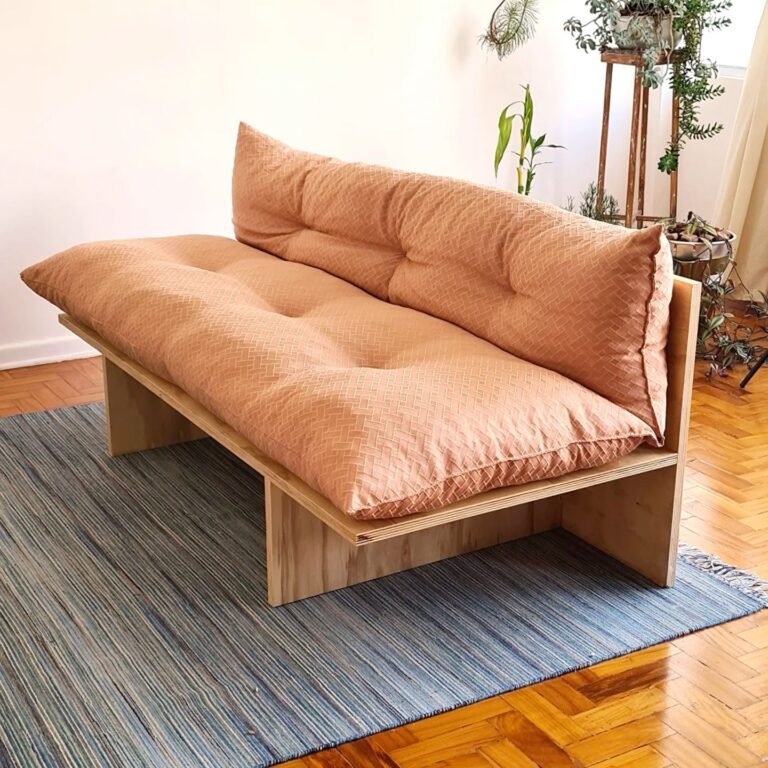 Futon in a Living Room