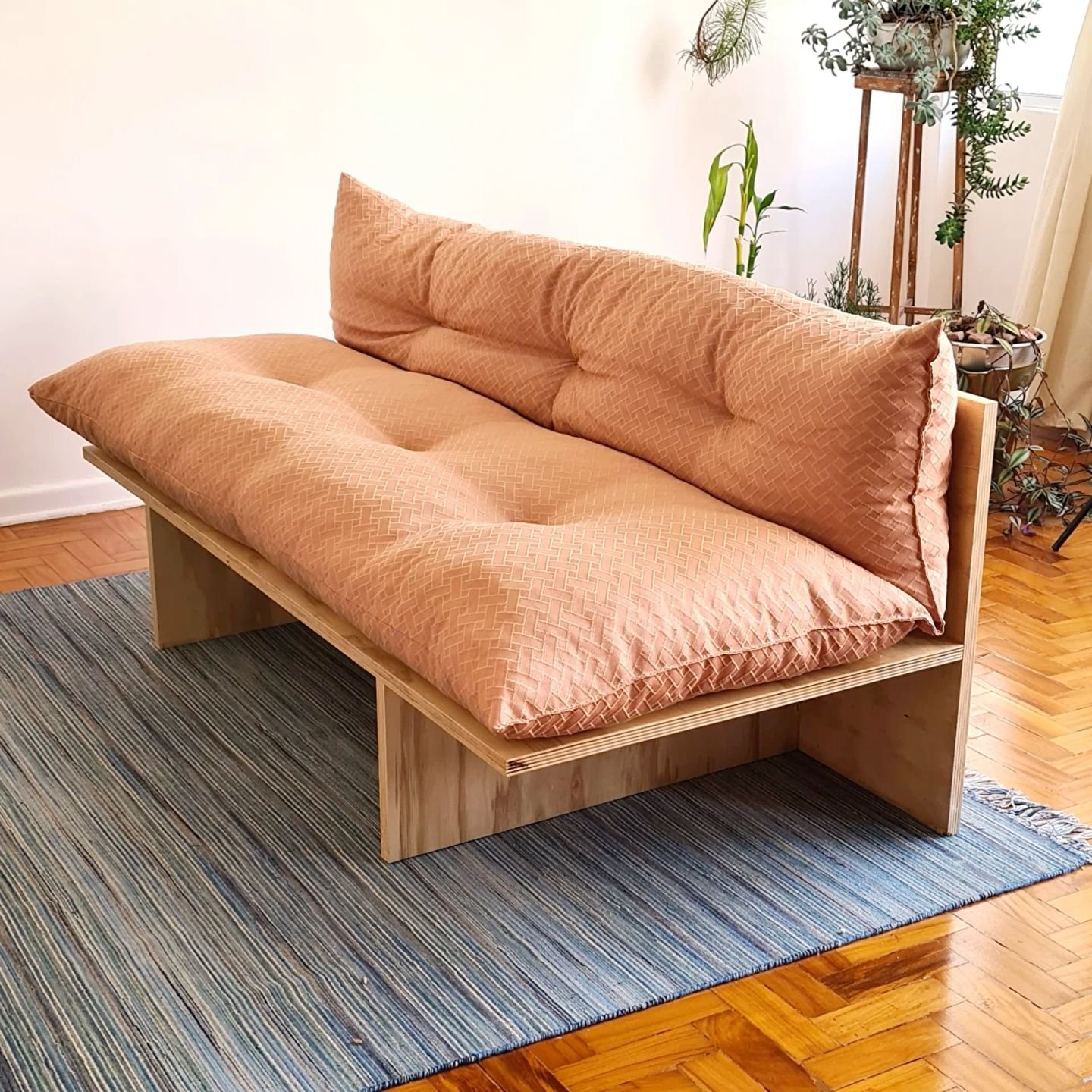 Futon in a Living Room
