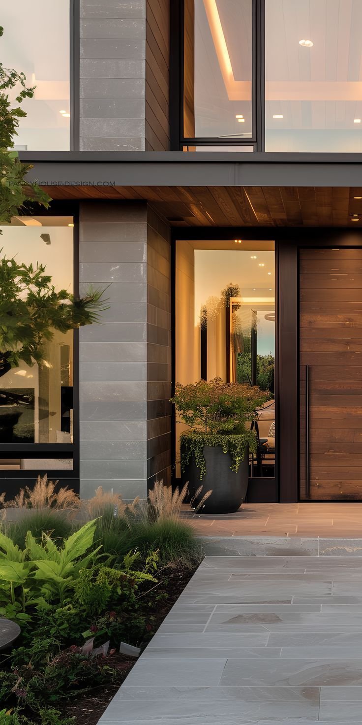 Modern Front Door Idea
